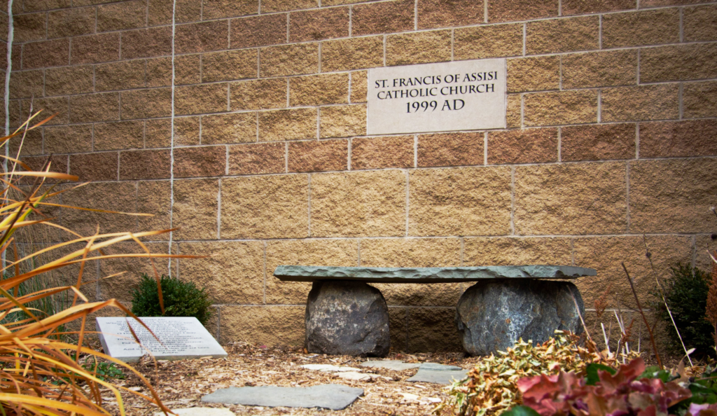 Stone Bench in memory of Linda Tessau